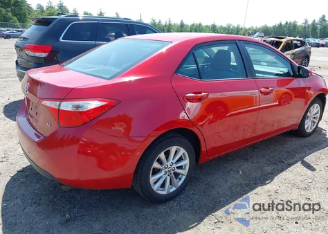 2014 Toyota Corolla Le z USA, uszkodzony, nr VIN 2T1BURHE0EC000417